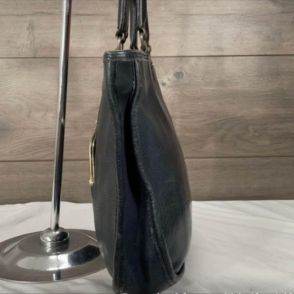 Pre-Creed Vintage Coach Watermelon Tote №9440 in Navy - Picture 4 of 11